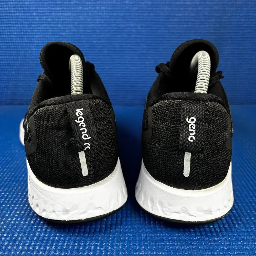 🔴 NIKE LEYEND REACT Women`s Size 11 Black White Running Shoes AA1626-001